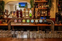 Restaurant mit acht lokale Biersorten in Haarlem Holland